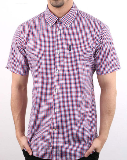 Barbour Gingham Shirt Red