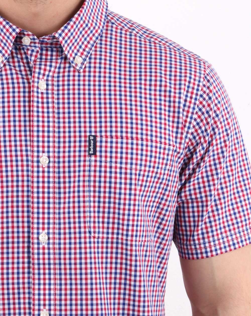 Barbour Gingham Shirt Red