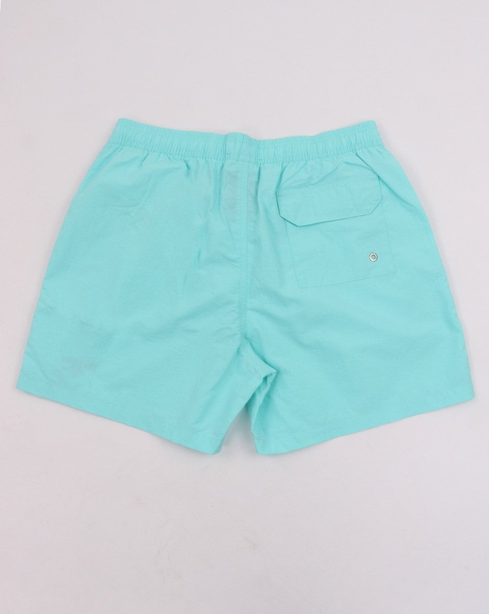 Barbour Logo Swim Shorts Aqua Blue