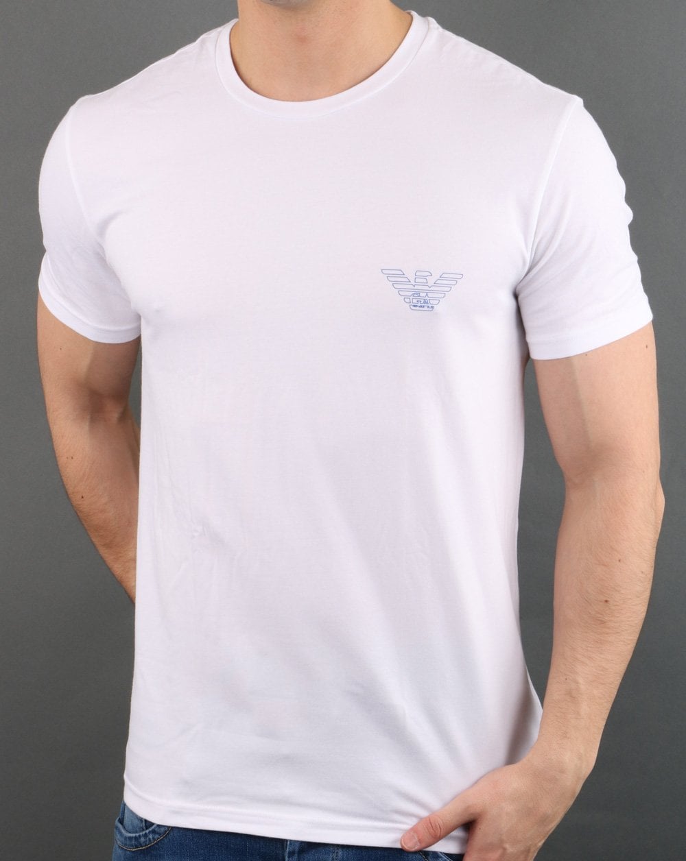 Emporio Armani Organic Cotton Loungewear T-shirt White