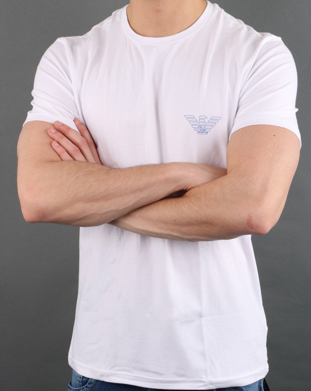 Emporio Armani Organic Cotton Loungewear T-shirt White