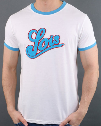Lois Ucania T-shirt Off White/Turquoise