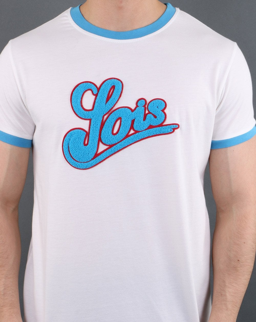 Lois Ucania T-shirt Off White/Turquoise