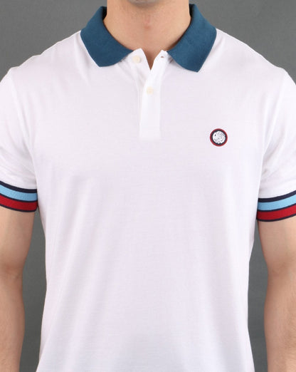 Pretty Green Durville Polo White