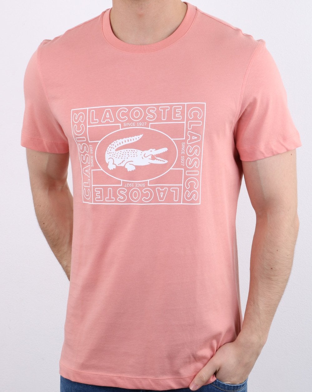 Lacoste Logo T-shirt Pink