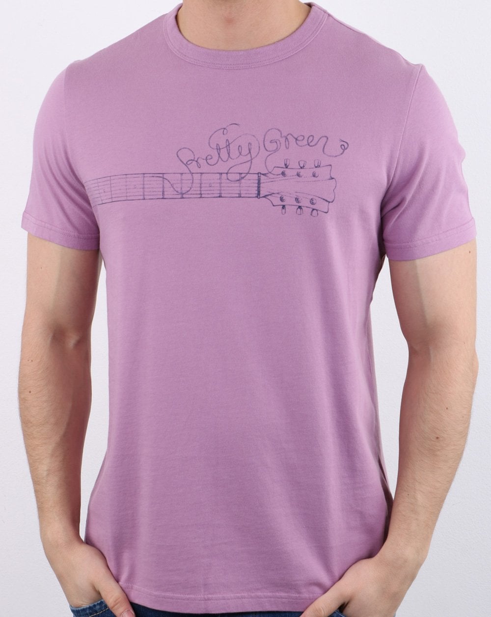 Pretty Green Strings T-shirt Violet Pink