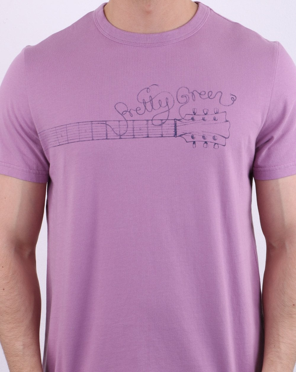 Pretty Green Strings T-shirt Violet Pink