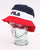 Fila Vintage Bloc Bucket Hat Red/White/Navy