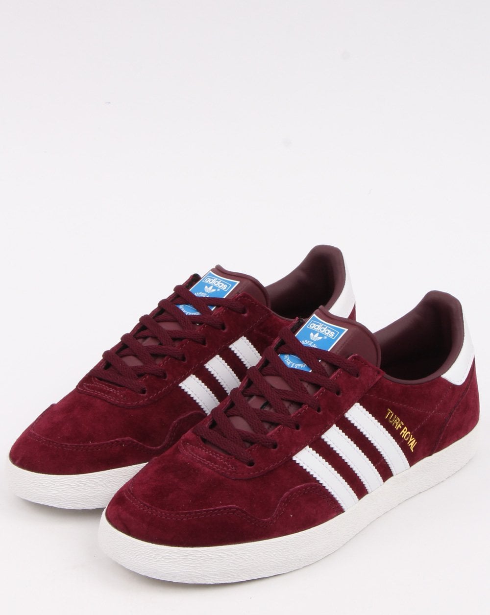 Adidas Turf Royal Trainers Deep Burgundy/White