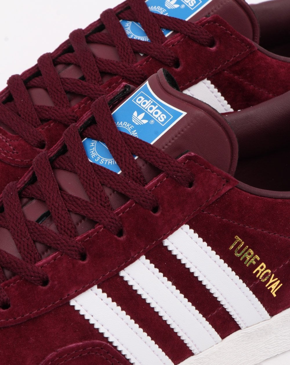 Adidas Turf Royal Trainers Deep Burgundy/White