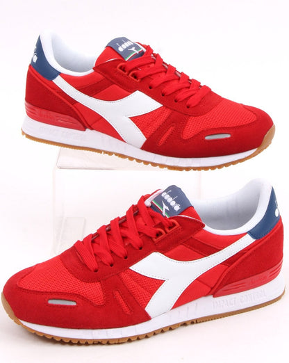 Diadora Titan II Trainers Red/Navy
