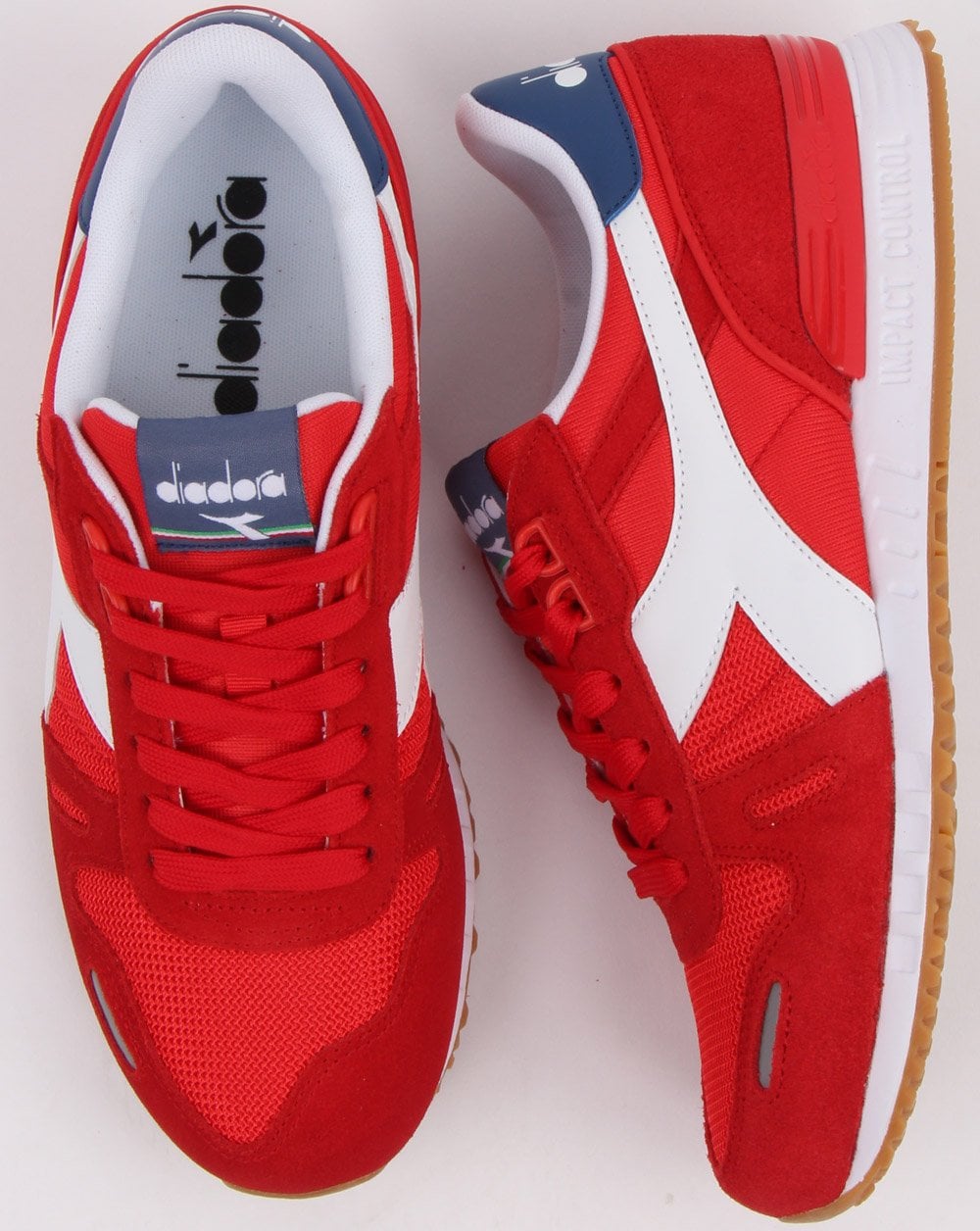 Diadora Titan II Trainers Red/Navy