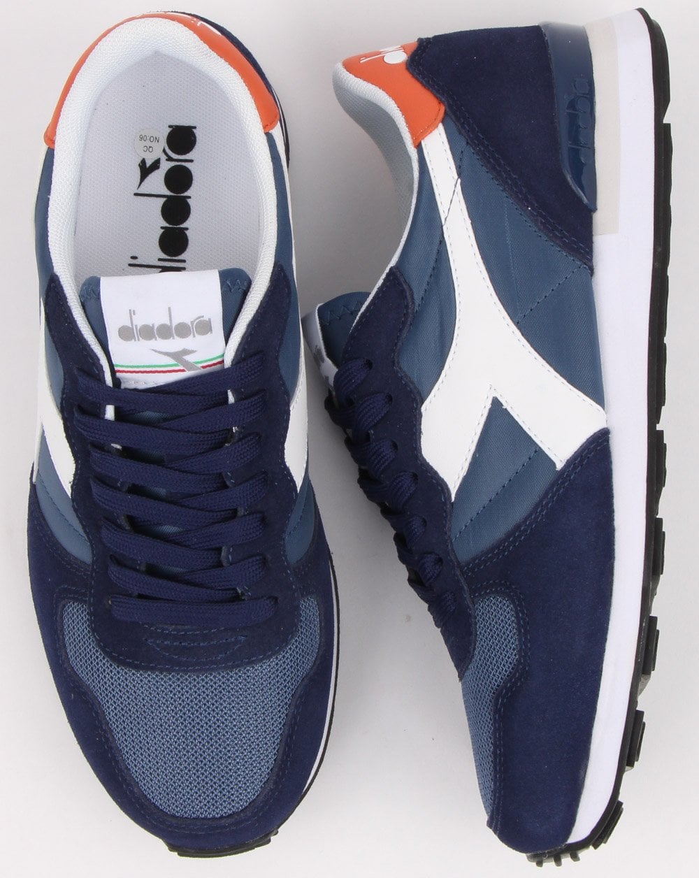Diadora Camaro Trainers Navy/White