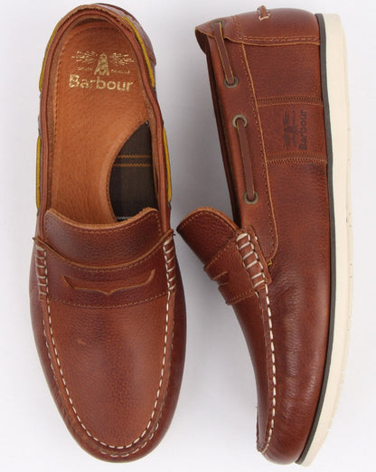 Barbour Keel Shoe Cognac