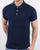 Tommy Jeans Cotton Pique Polo Shirt Navy