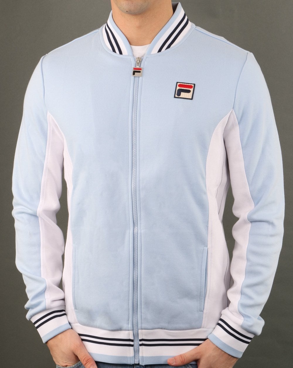 Fila Vintage Mk1 Settanta Track Top Sky Blue Exclusive Pro F