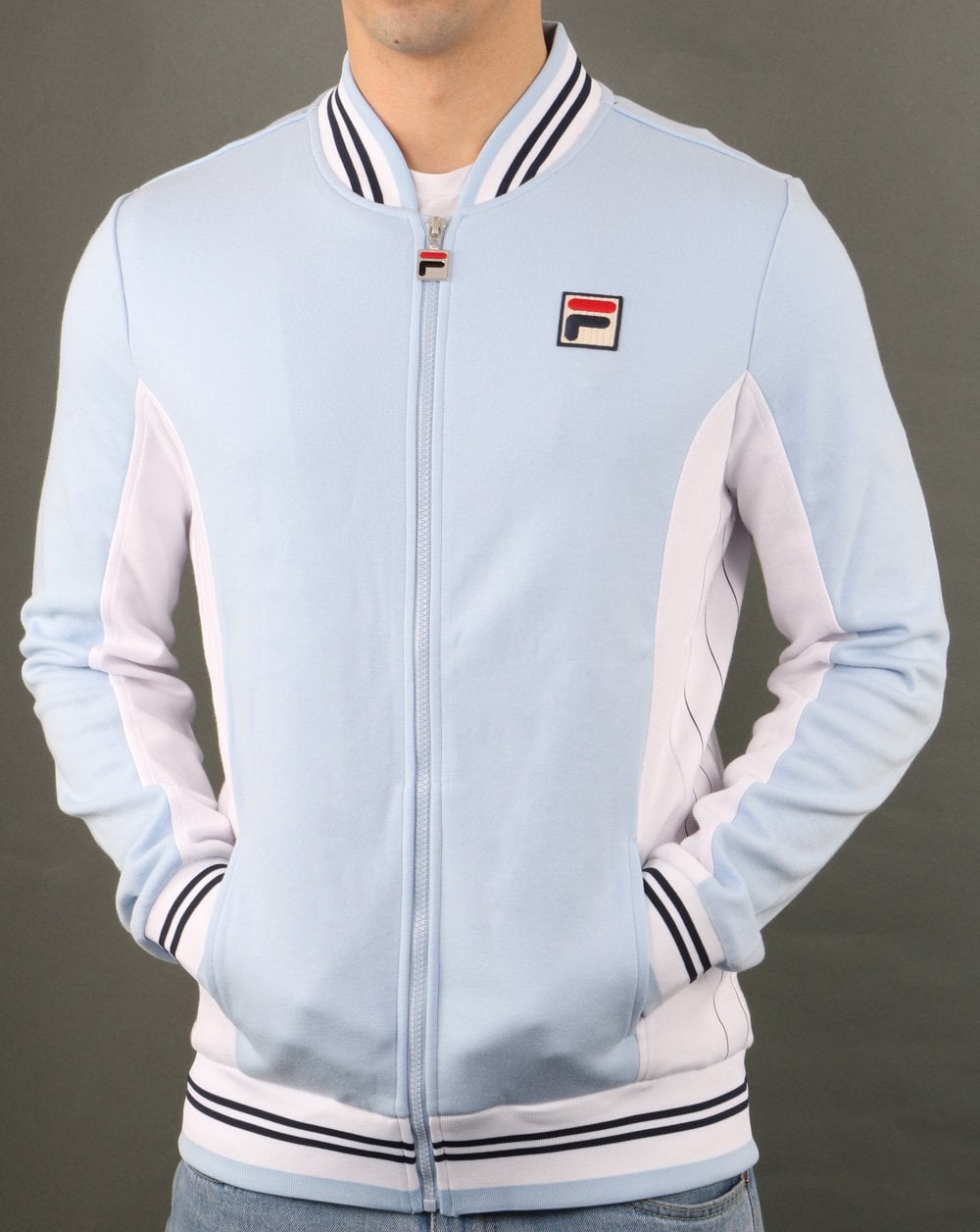 Fila Vintage Mk1 Settanta Track Top Sky Blue Exclusive Pro F