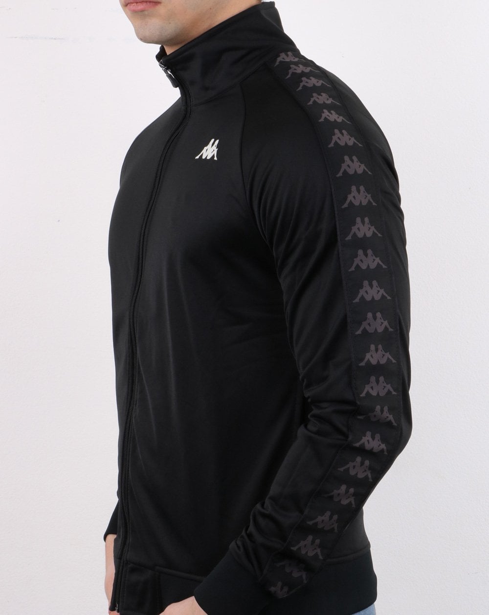 Kappa Banda Anniston Track Top Black/White