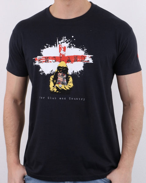 80s Casuals For Club And Country T-shirt Navy