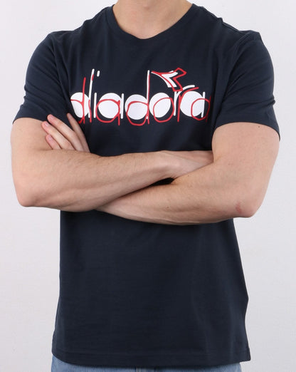 Diadora 5palle Double T-shirt Navy