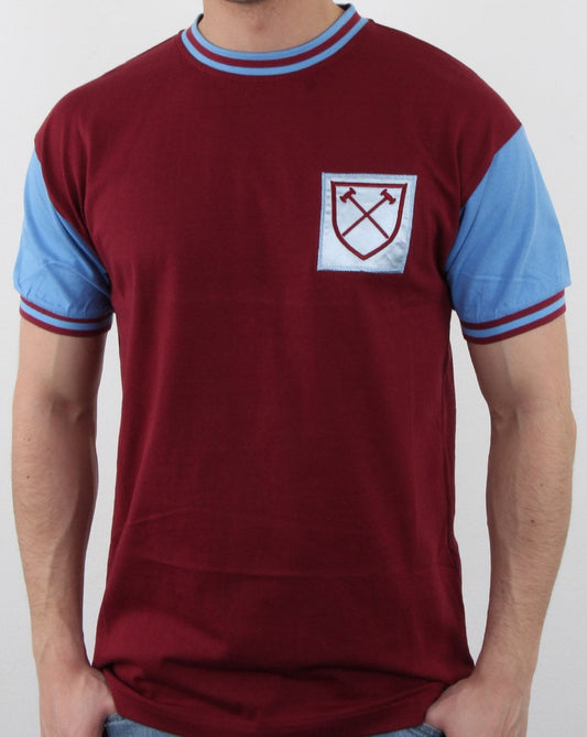80s Casual Classics 80s Casual Classics West Ham 1966 Shirt Claret