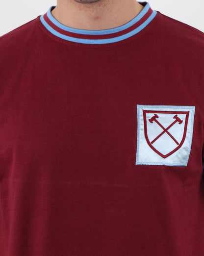 80s Casual Classics West Ham 1966 Shirt Claret