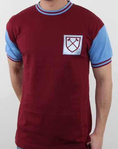 80s Casual Classics West Ham 1966 Shirt Claret