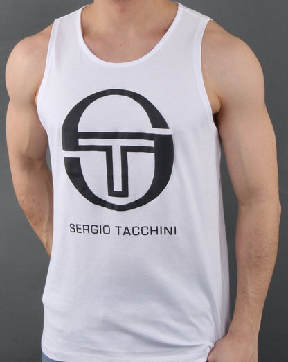 Sergio Tacchini Funes Vest White/Black
