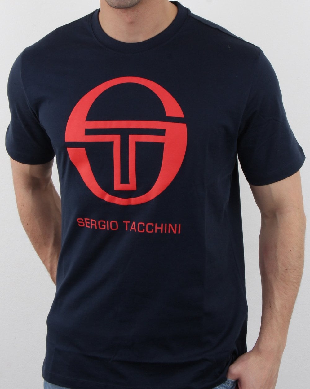 Sergio Tacchini Iberis T-shirt Navy/Red