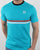 Sergio Tacchini Two Stripe T Shirt Bluebird