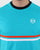 Sergio Tacchini Two Stripe T Shirt Bluebird