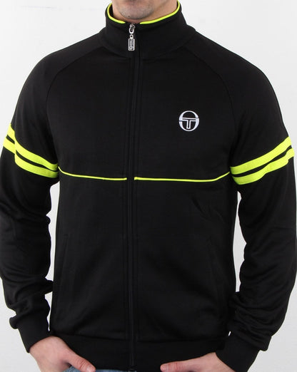 Sergio Tacchini Star Track Top Black/Fluro