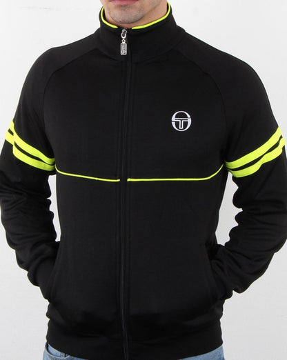 Sergio Tacchini Star Track Top Black/Fluro