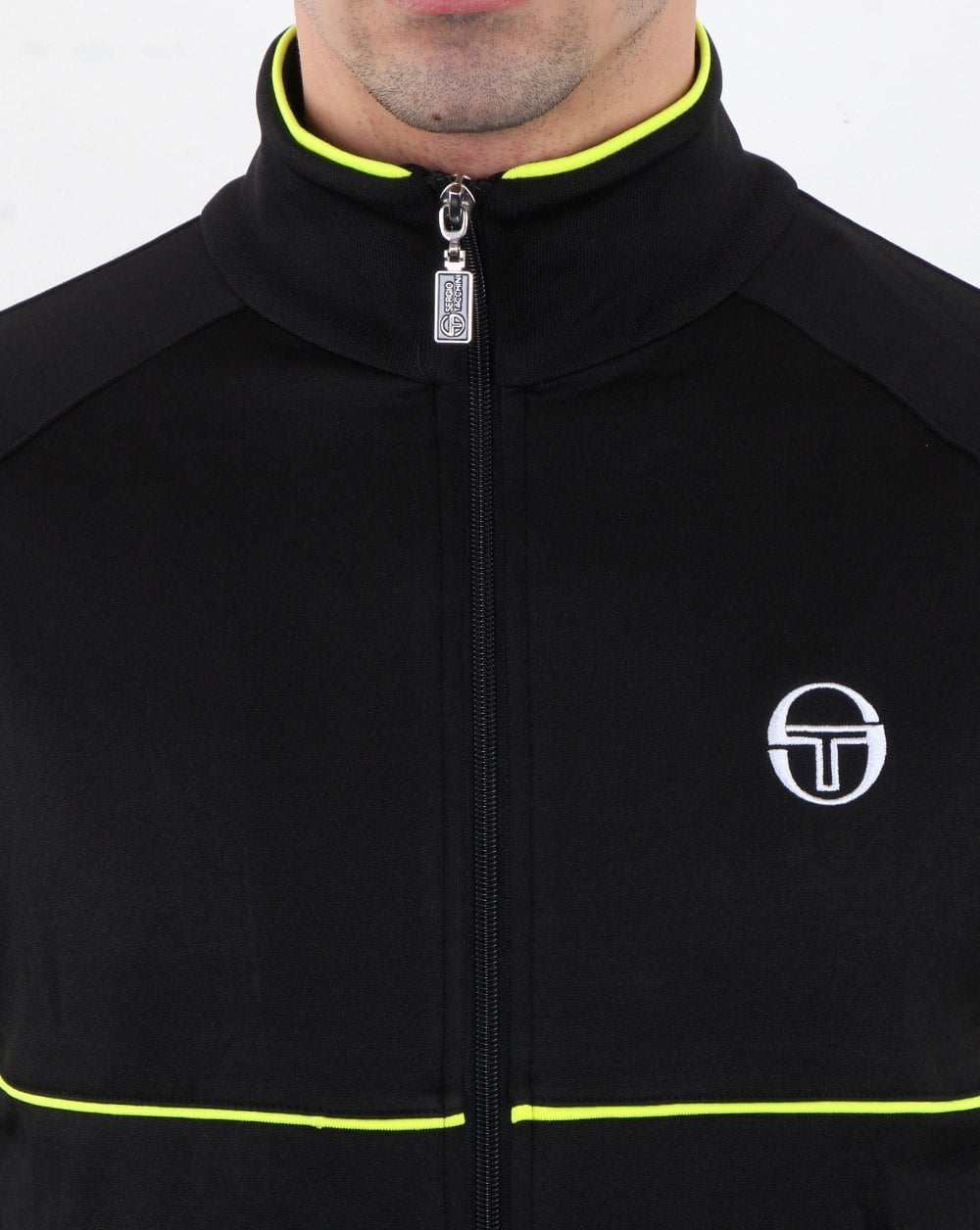Sergio Tacchini Star Track Top Black/Fluro