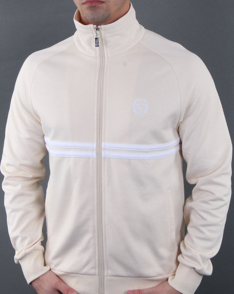 Sergio Tacchini Dallas Track Top Ecru/white
