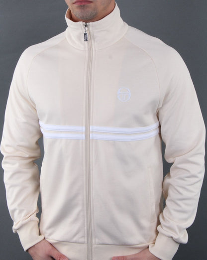 Sergio Tacchini Dallas Track Top Ecru/white