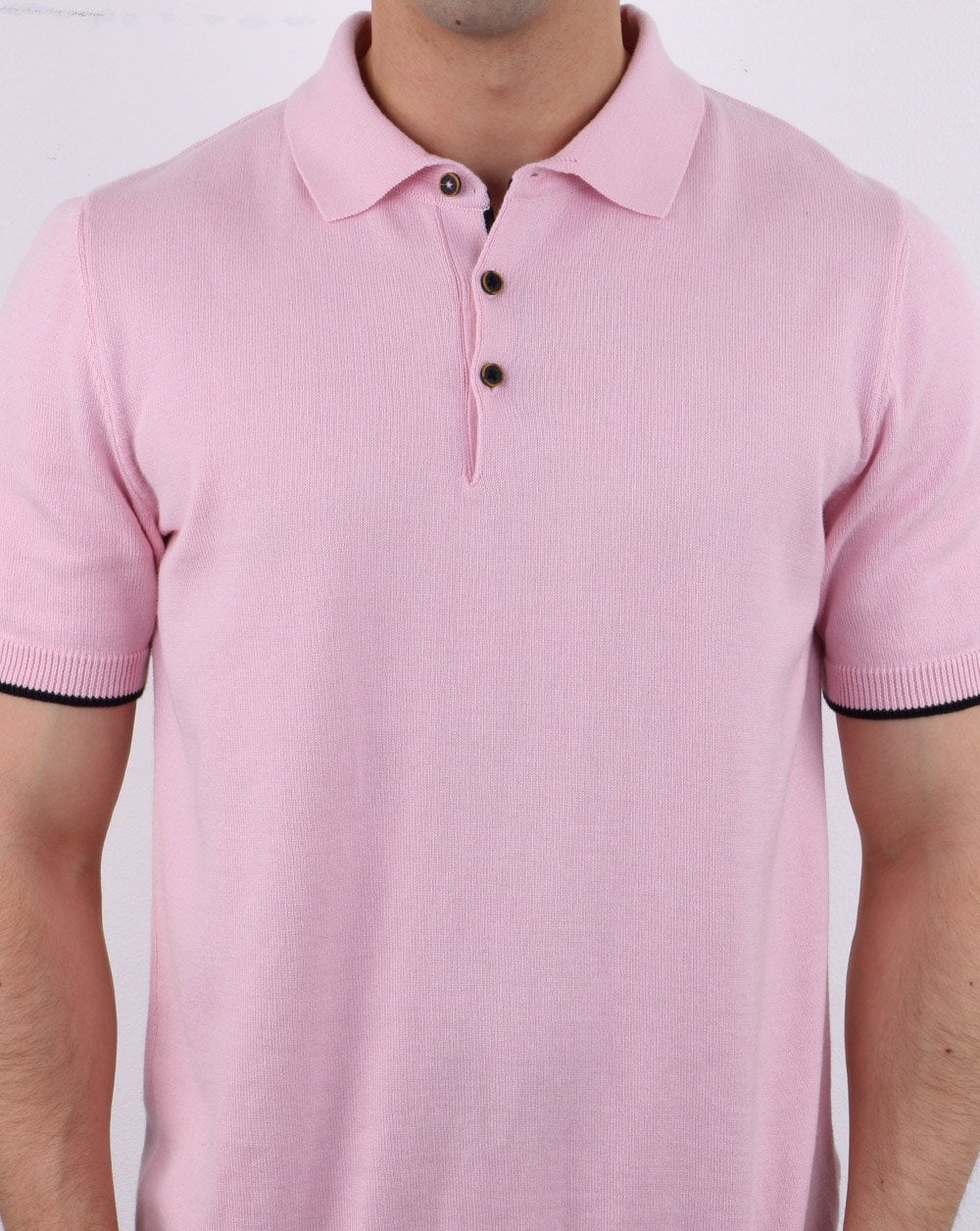 Knitted Polo Pink