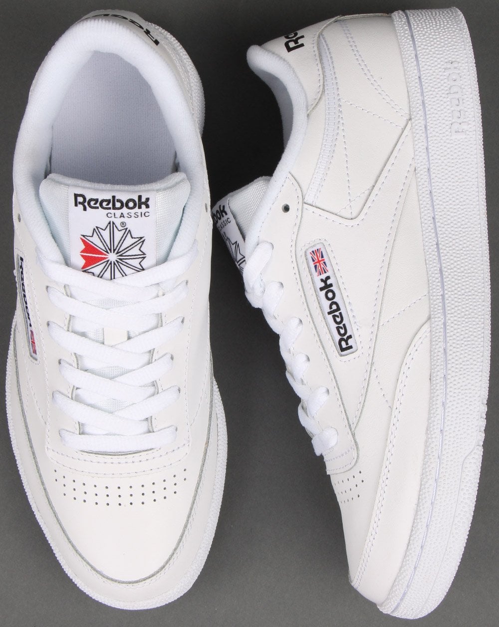 Reebok Club C 85 Trainers White/Black