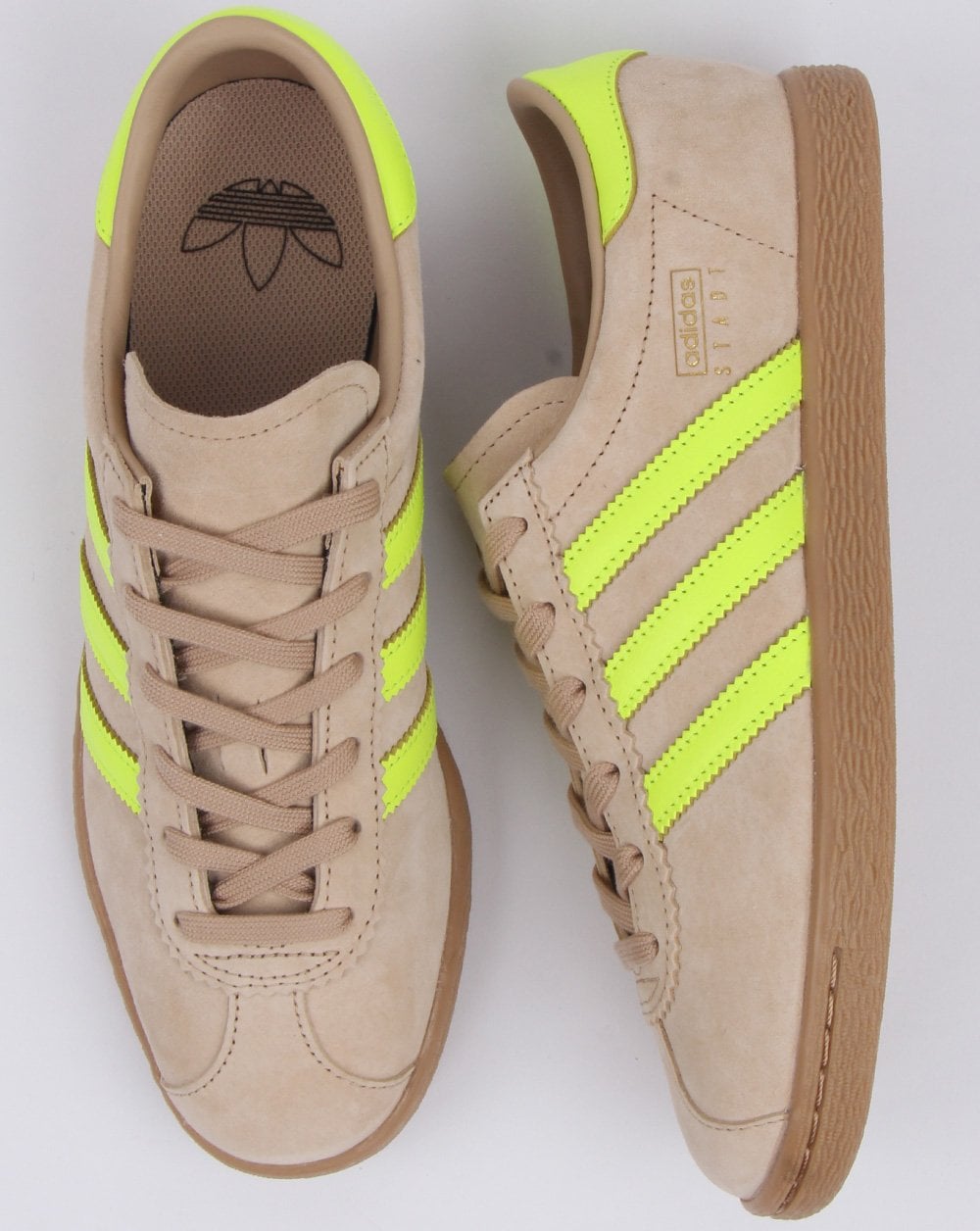 Adidas Stadt Trainers Sand/Yellow
