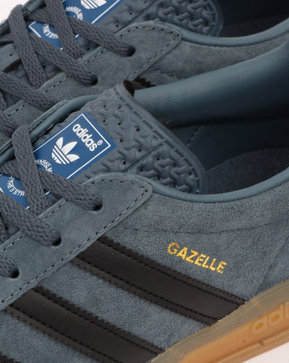 Adidas Gazelle Indoor Trainers Grey Black