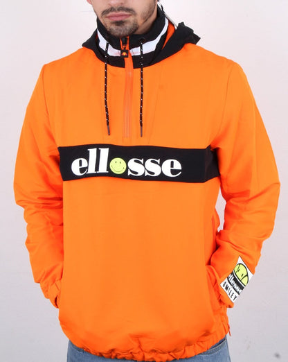 Ellesse Smiley Jacket Neon Orange