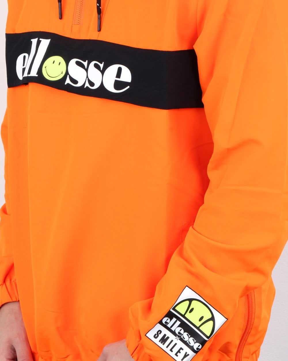 Ellesse Smiley Jacket Neon Orange