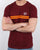 Sergio Tacchini Supermac T-shirt Maroon/Orange