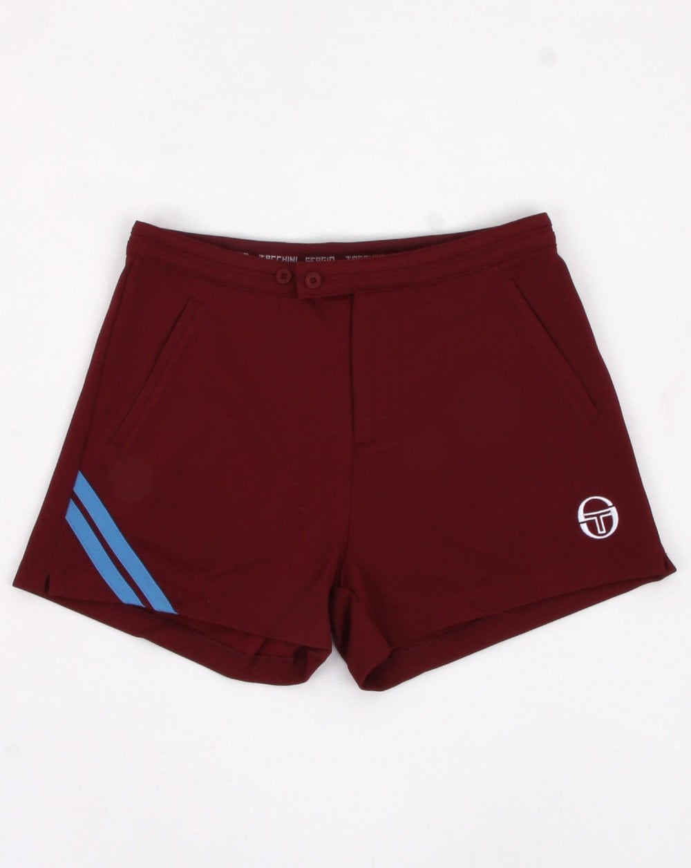 Sergio Tacchini Time Shorts Claret/Sky Blue