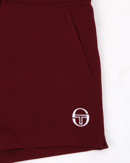 Sergio Tacchini Time Shorts Claret/Sky Blue