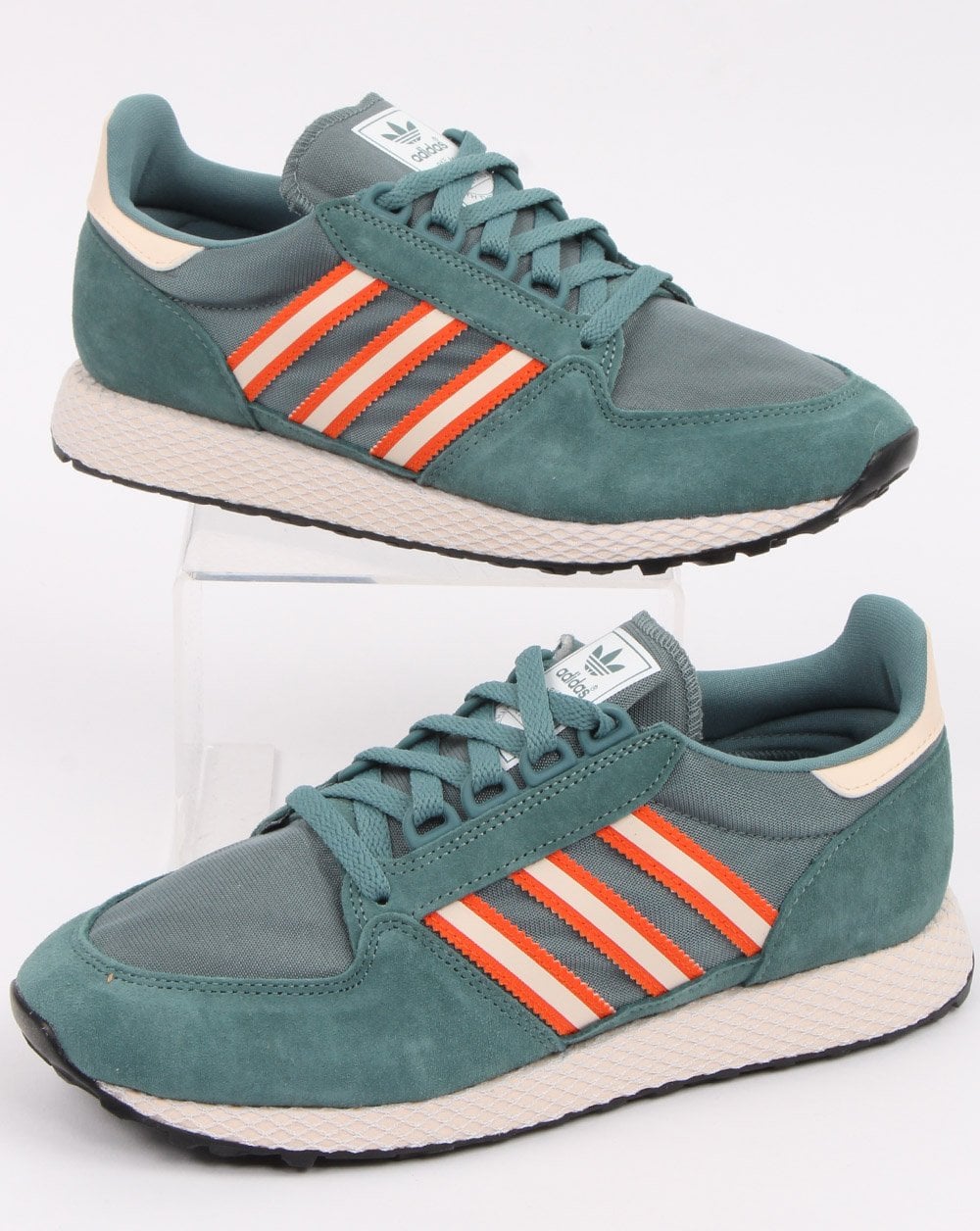 Adidas Forest Grove Trainers Raw Green/Orange