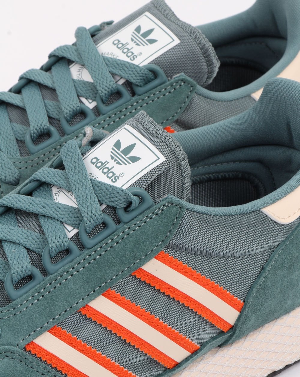 Adidas Forest Grove Trainers Raw Green/Orange