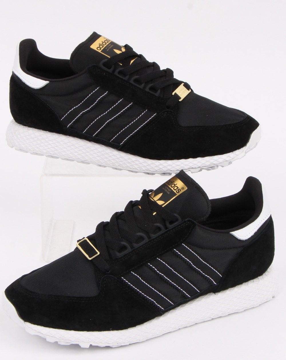 Adidas Forest Grove Trainers Black/Gold