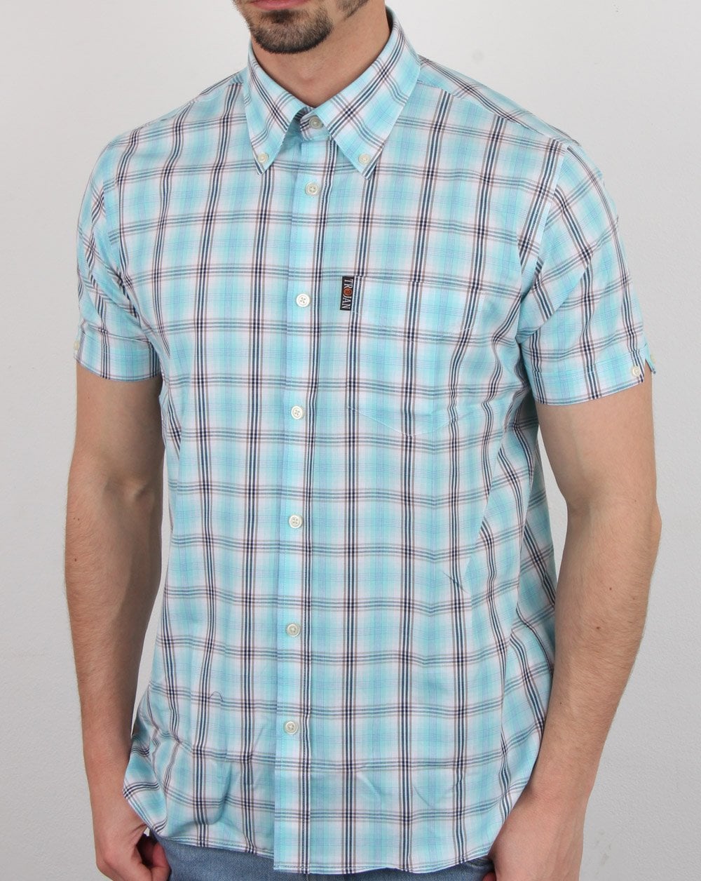 Trojan Shirt Mint Blue
