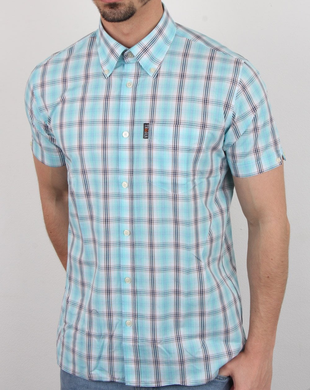 Trojan Shirt Mint Blue